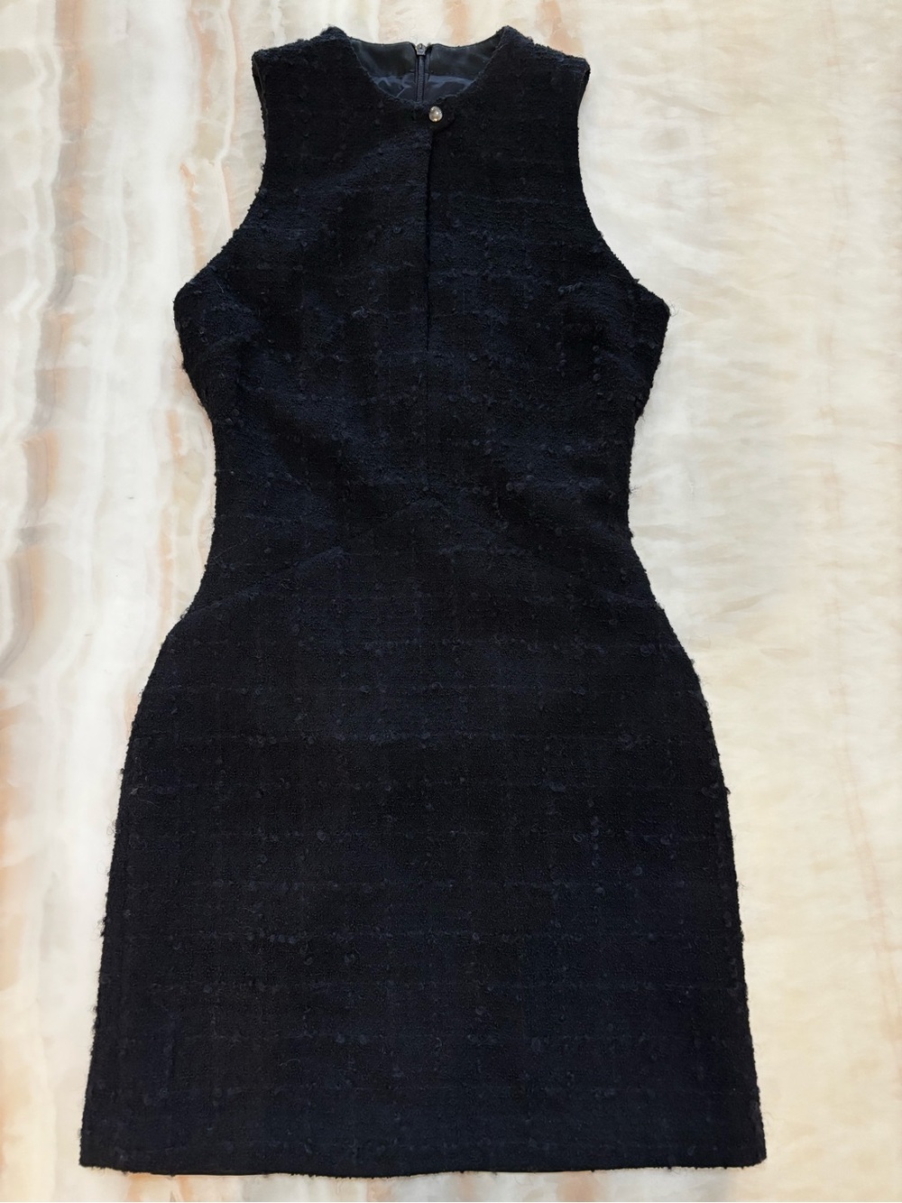 Versus Versace Tweed Mini Dress Black IT38